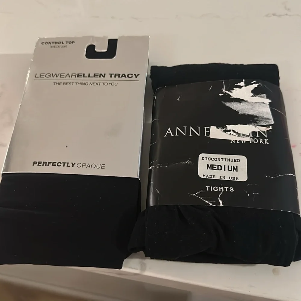 Two Pairs of Medium Tights/Legwear